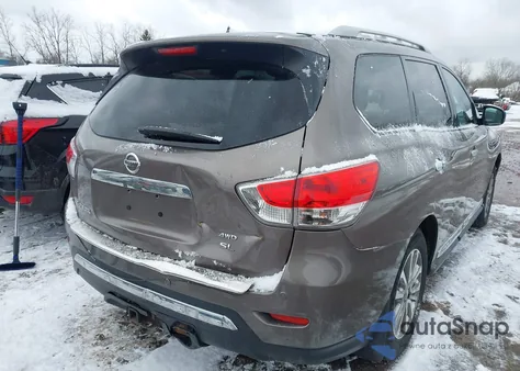 2014 Nissan Pathfinder Sl z USA, uszkodzony, nr VIN 5N1AR2MM5EC612439